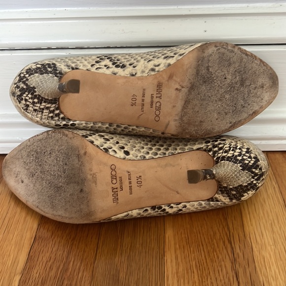 Jimmy Choo python pumps - 40.5 - Picture 3 of 7